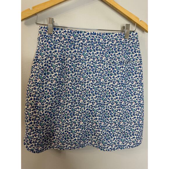 Peter Millar Golf Skort Skirt Performance Golf Tennis Floral Print UPF 50+ Sz S - Picture 1 of 10